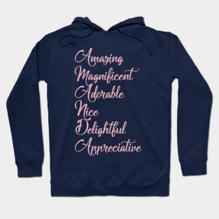 Gifts for AMANDA - Amazing, Magnificent, Adorable, Nice... [ND#2C1V1] Hoodie